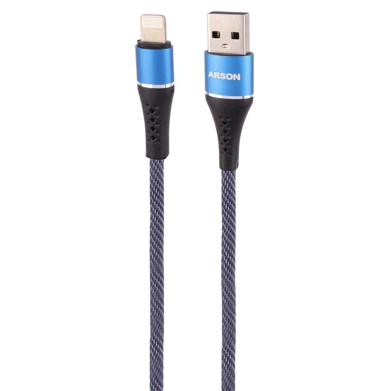 کابل آیفونی فست شارژ Arson AN-CA10 3A 1m