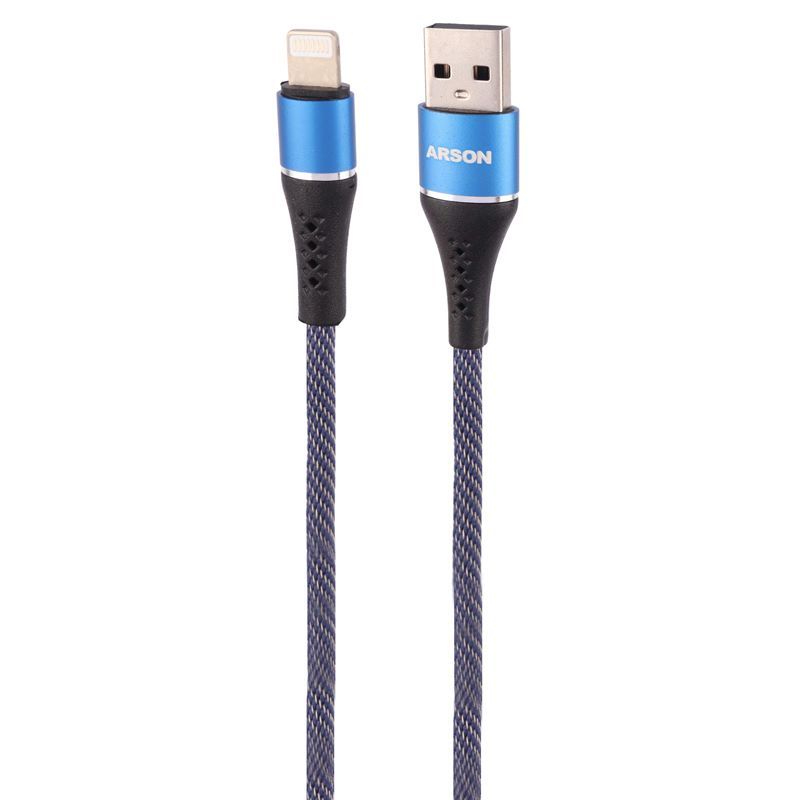 کابل آیفونی فست شارژ Arson AN-CA10 3A 1m