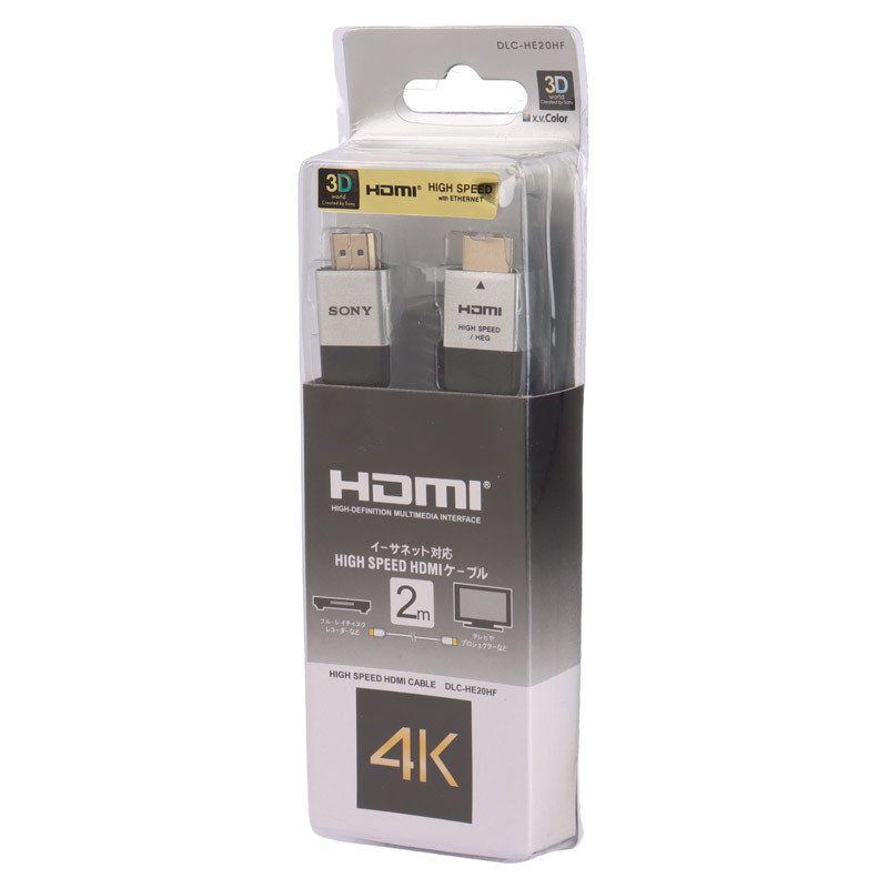 کابل HDMI 4K سونی 3D Flat طول 2 متر