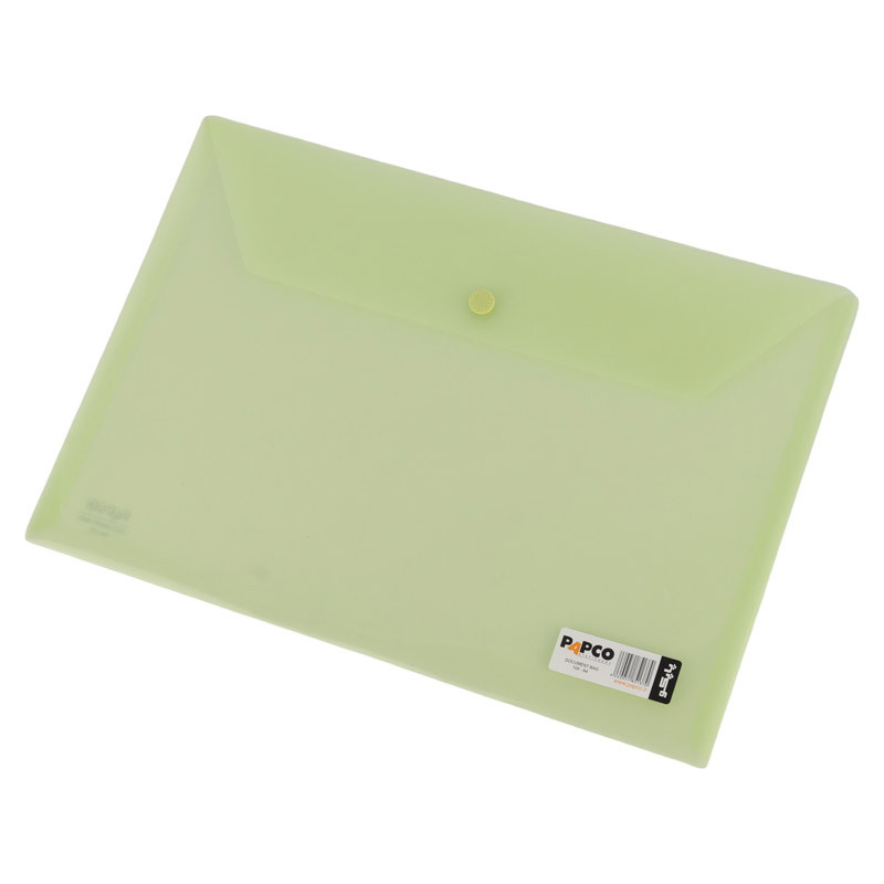 پوشه دکمه دار شفاف پاپکو Papco 105-T A4