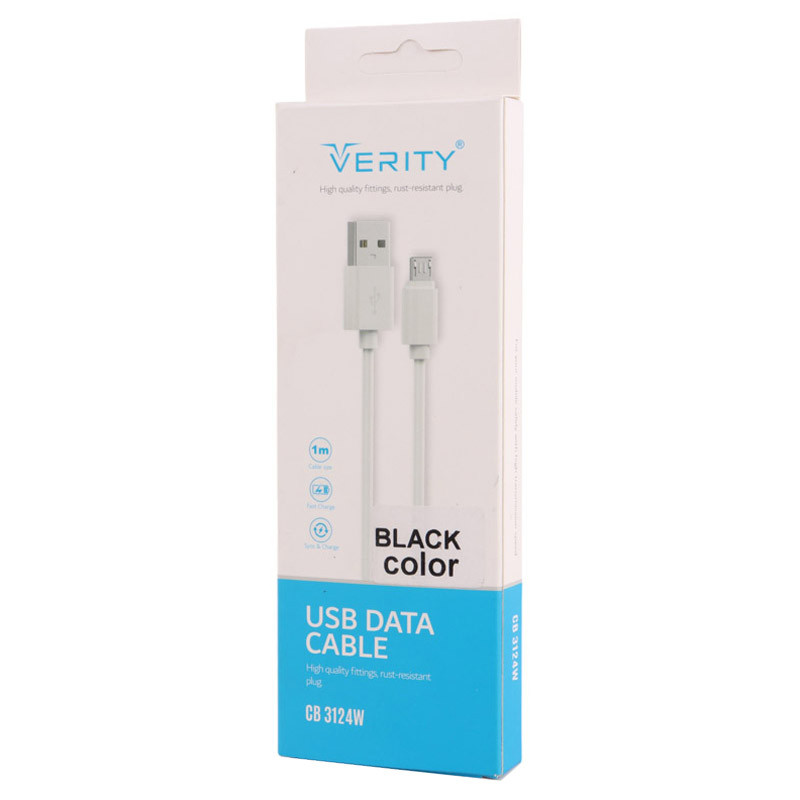کابل میکرو یو اس بی Verity CB 3124 1m