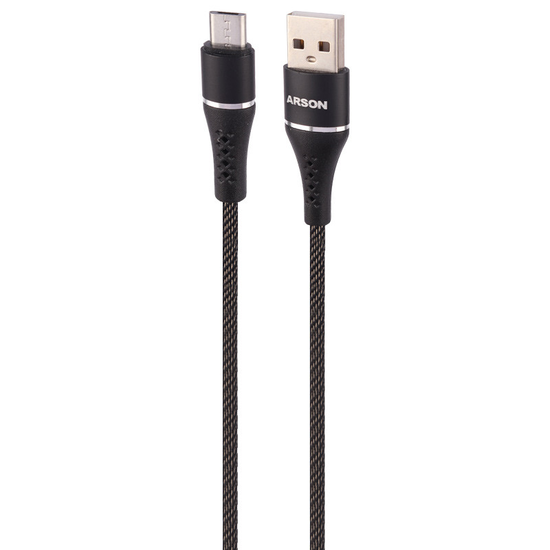 کابل میکرو یو اس بی فست شارژ Arson AN-CA10 3A 1m