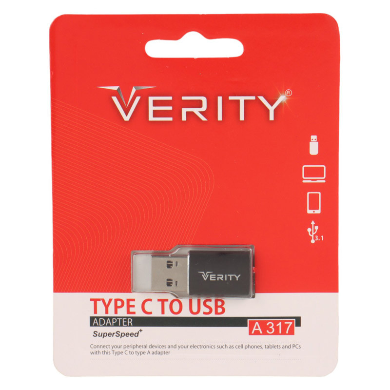 تبدیل Verity A317 Type-C To USB3.0 OTG