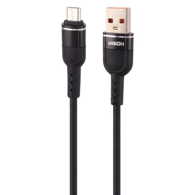 کابل کوتاه میکرو یو اس بی فست شارژ Arson AN-A30 3A 30cm