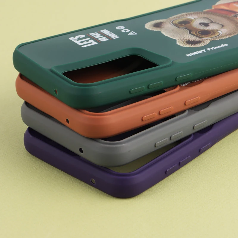 قاب سیلیکونی ژله ای طرح چاپی سامسونگ Galaxy A55