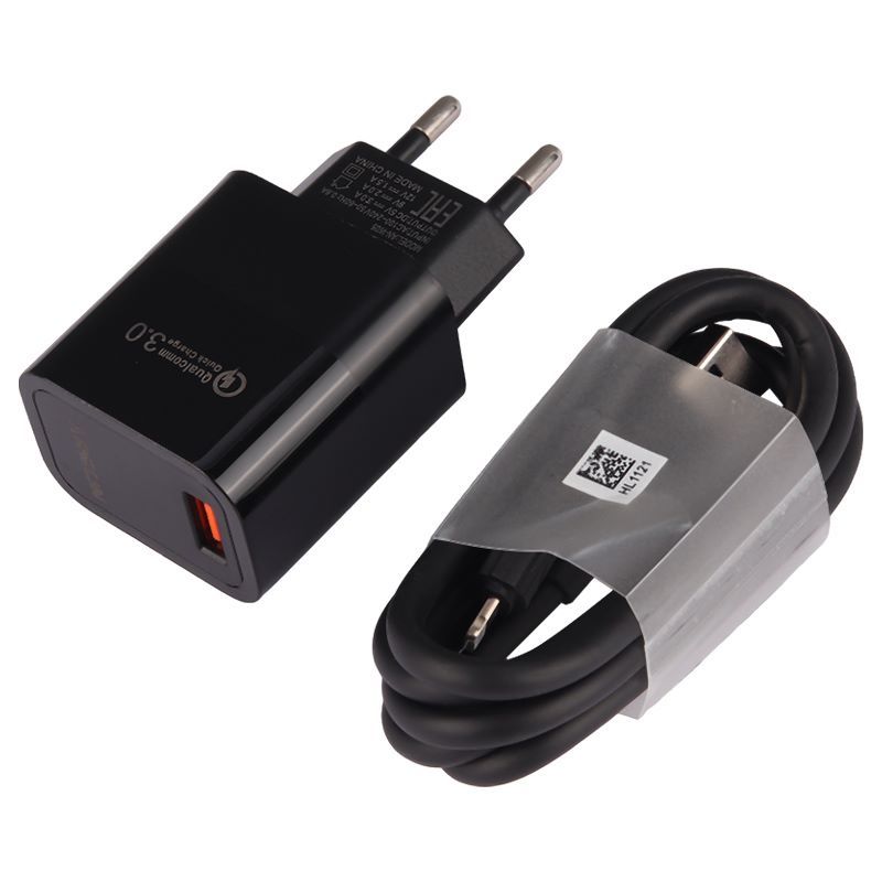 شارژر دیواری فست شارژ Arson AN-W05 3A QC3.0 PD 18W + کابل آیفونی