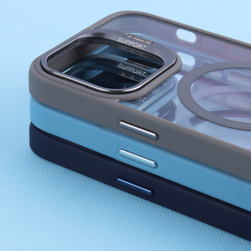 قاب PC مگ سیف استند شو با محافظ لنز رینگی آیفون iPhone 14 Pro Max