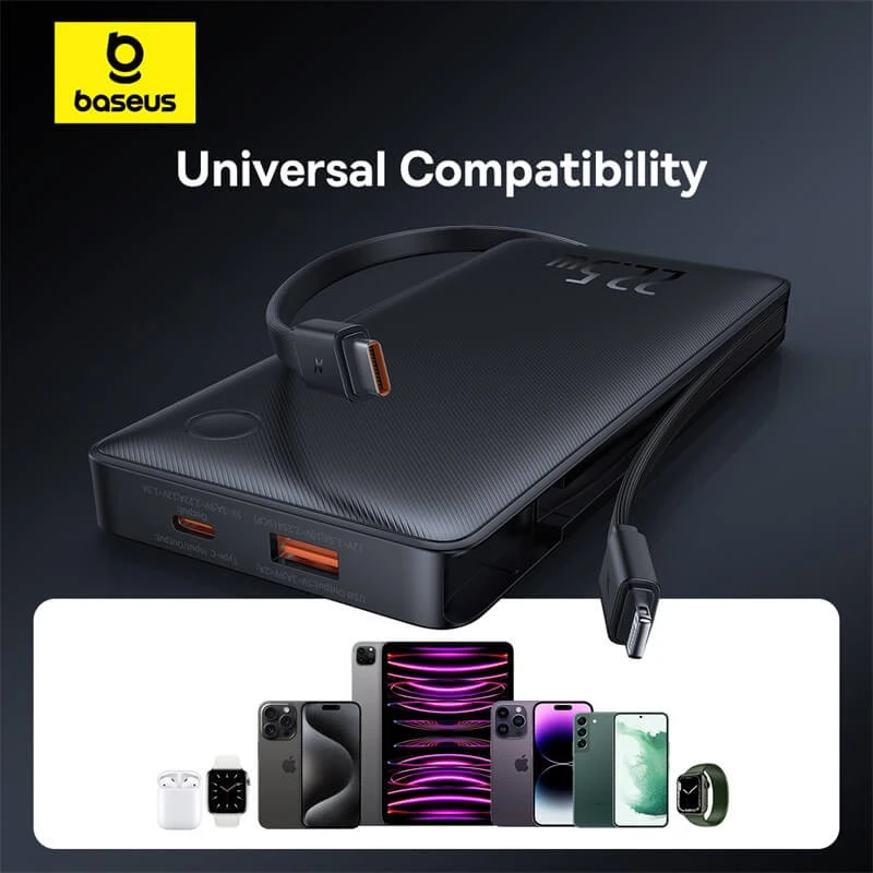 پاور بانک فست شارژ 10000 باسئوس Baseus Airpow Lite P10067501 PD 22.5W