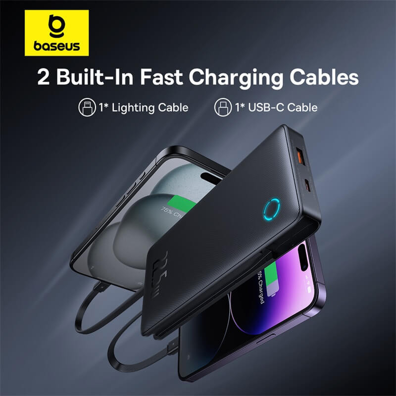 پاور بانک فست شارژ 10000 باسئوس Baseus Airpow Lite P10067501 PD 22.5W