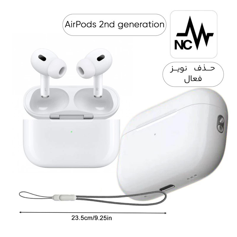 هندزفری بلوتوث دو تایی AirPods Pro 2 High Copy grad B