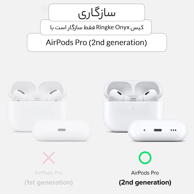 هندزفری بلوتوث دو تایی AirPods Pro 2 High Copy grad B