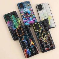 قاب پافر مربعی محافظ لنزدار سامسونگ Galaxy A12 / M12