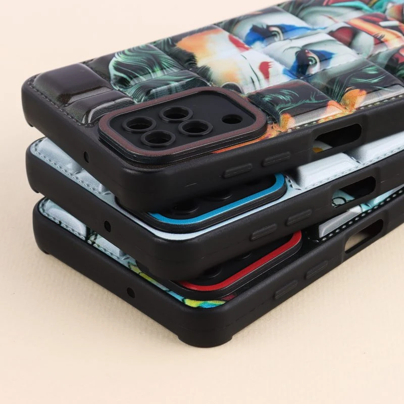 قاب پافر مربعی محافظ لنزدار سامسونگ Galaxy A12 / M12