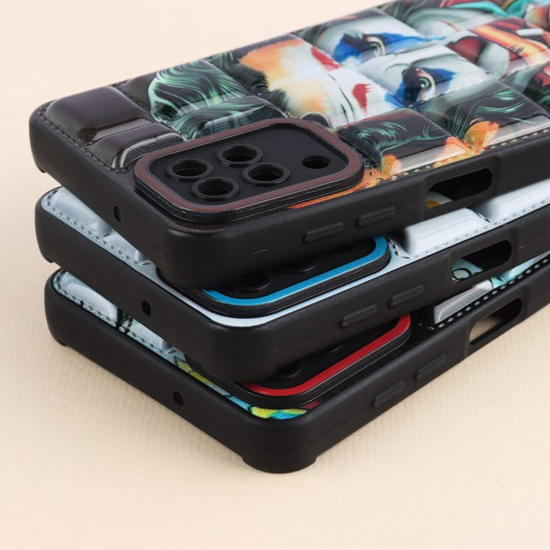 قاب پافر مربعی محافظ لنزدار سامسونگ Galaxy A12 / M12
