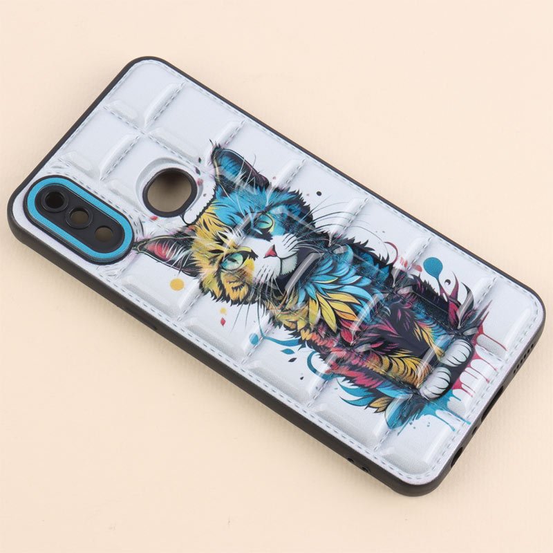 قاب پافر مربعی محافظ لنزدار سامسونگ Galaxy A10s