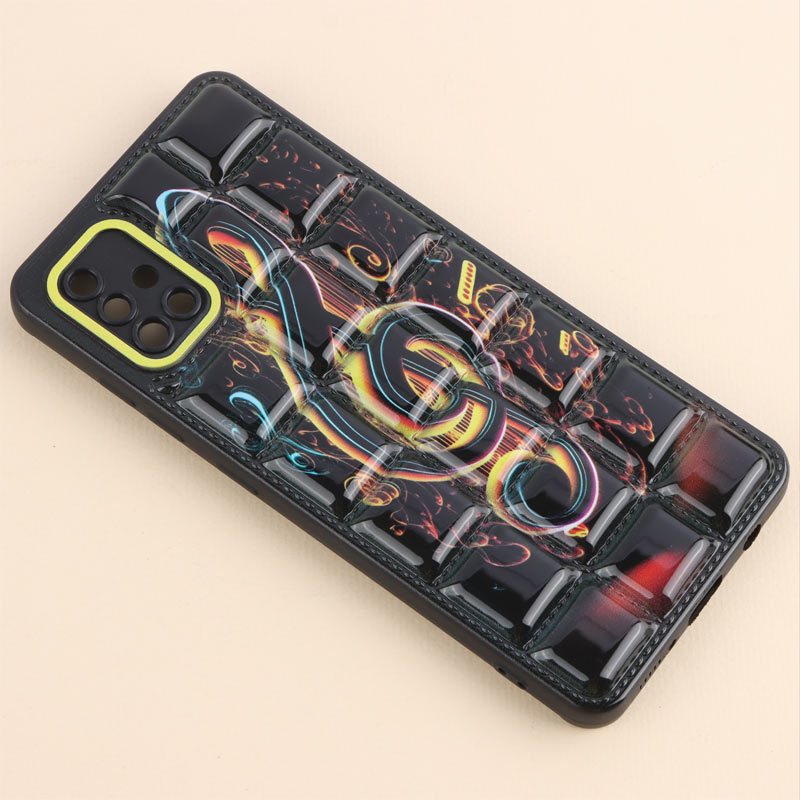 قاب پافر مربعی محافظ لنزدار سامسونگ Galaxy A51 4G