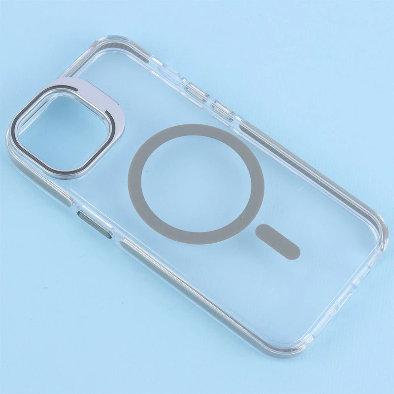 قاب PC Protection Case شفاف مگ سیف استندشو آیفون 13