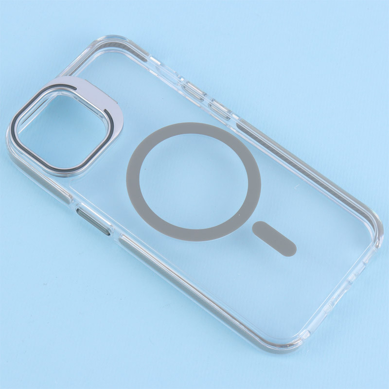 قاب PC Protection Case شفاف مگ سیف استندشو آیفون 13