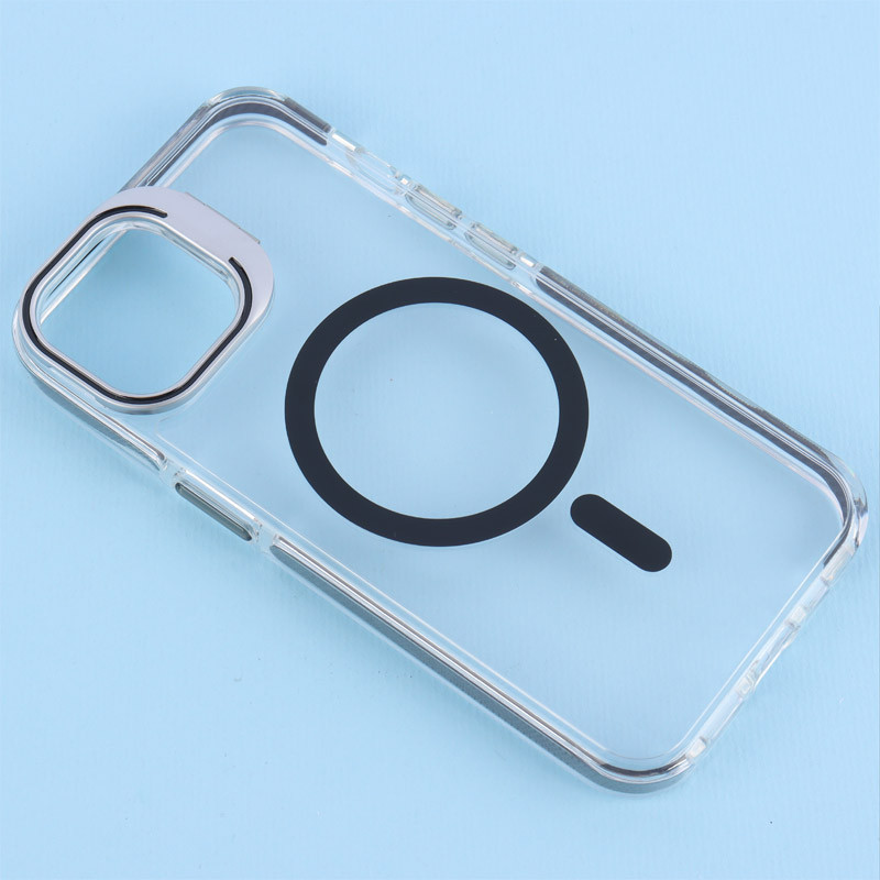 قاب PC Protection Case شفاف مگ سیف استندشو آیفون 13