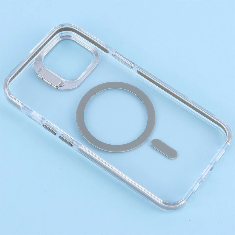 قاب PC Protection Case شفاف مگ سیف استندشو آیفون 13