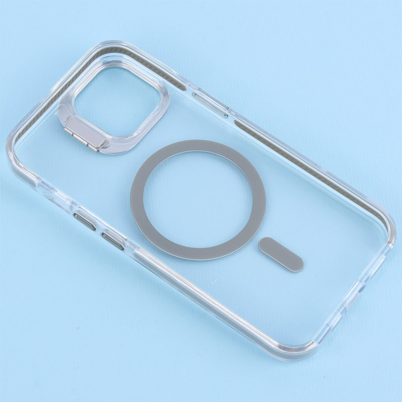قاب PC Protection Case شفاف مگ سیف استندشو آیفون 13