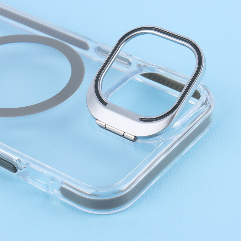 قاب PC Protection Case شفاف مگ سیف استندشو آیفون 13