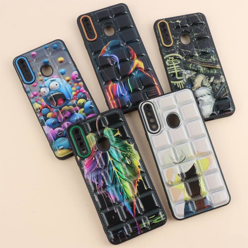 قاب پافر مربعی محافظ لنزدار سامسونگ Galaxy A20s