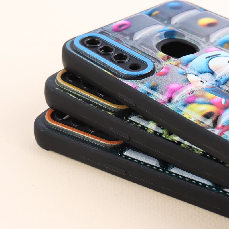 قاب پافر مربعی محافظ لنزدار سامسونگ Galaxy A20s