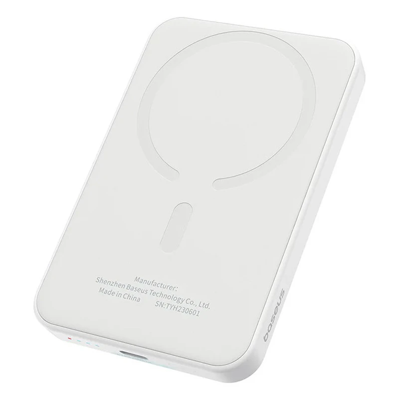پاور بانک بی سیم فست شارژ 5000 باسئوس Baseus Magnetic Mini P10022107 PD 20W
