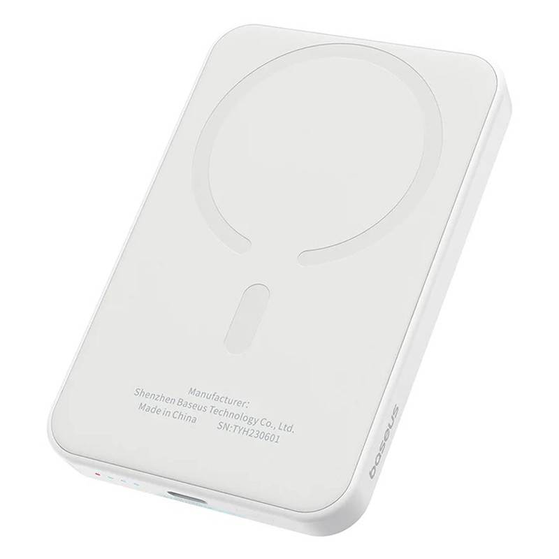 پاور بانک بی سیم فست شارژ 5000 باسئوس Baseus Magnetic Mini P10022107 PD 20W