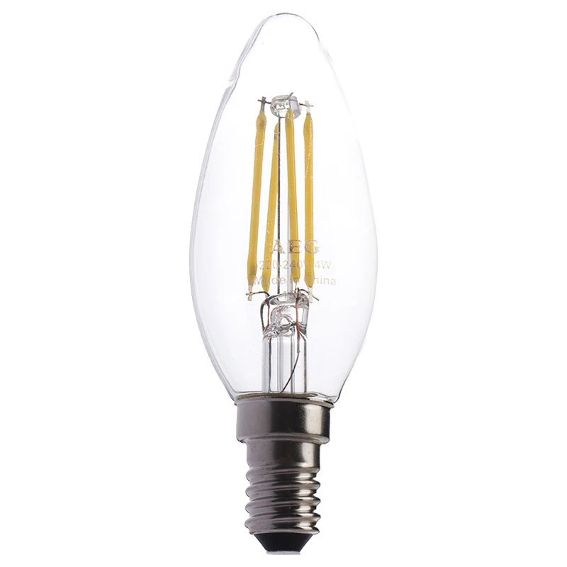 لامپ فیلامنتی شمعی 4 وات AEG FL-C35 پایه E14