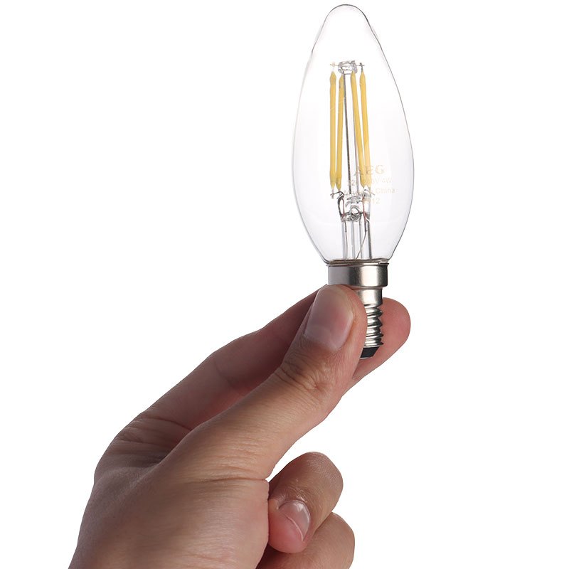 لامپ فیلامنتی شمعی 4 وات AEG FL-C35 پایه E14