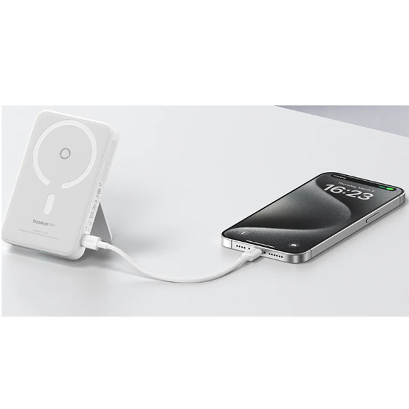 پاور بانک بی سیم فست شارژ 5000 باسئوس Baseus MagPro P10064101 PD 20W