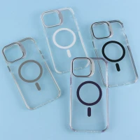 قاب PC Protection Case شفاف مگ سیف استندشو آیفون iPhone 13 Pro Max