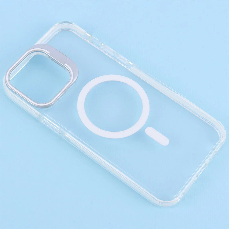 قاب PC Protection Case شفاف مگ سیف استندشو آیفون iPhone 13 Pro Max