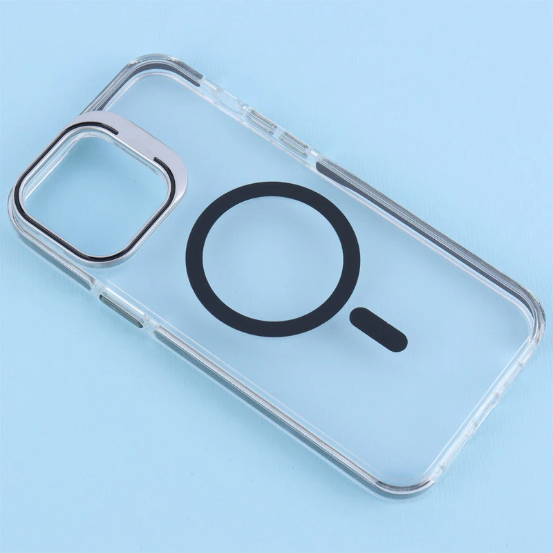 قاب PC Protection Case شفاف مگ سیف استندشو آیفون iPhone 13 Pro Max
