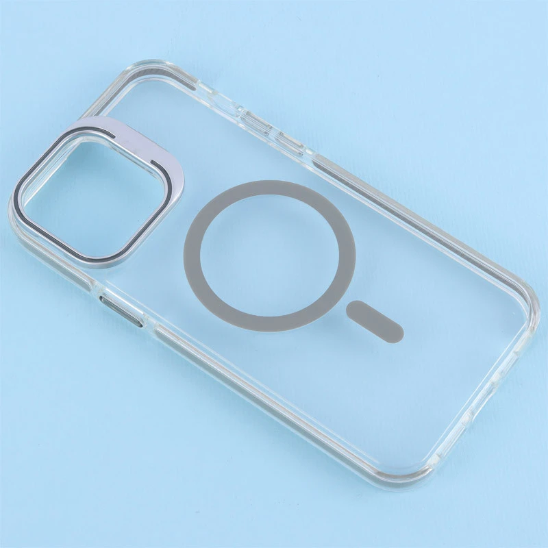 قاب PC Protection Case شفاف مگ سیف استندشو آیفون iPhone 13 Pro Max