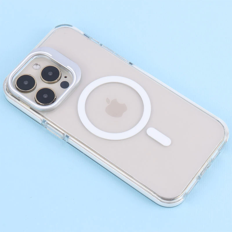 قاب PC Protection Case شفاف مگ سیف استندشو آیفون iPhone 14 Pro Max