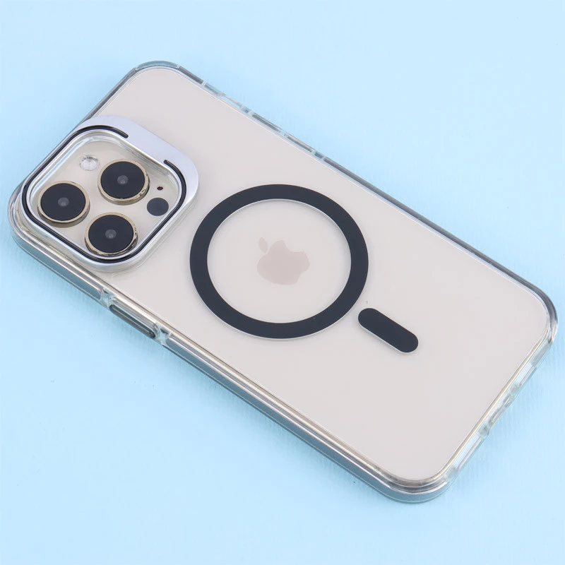 قاب PC Protection Case شفاف مگ سیف استندشو آیفون iPhone 14 Pro Max