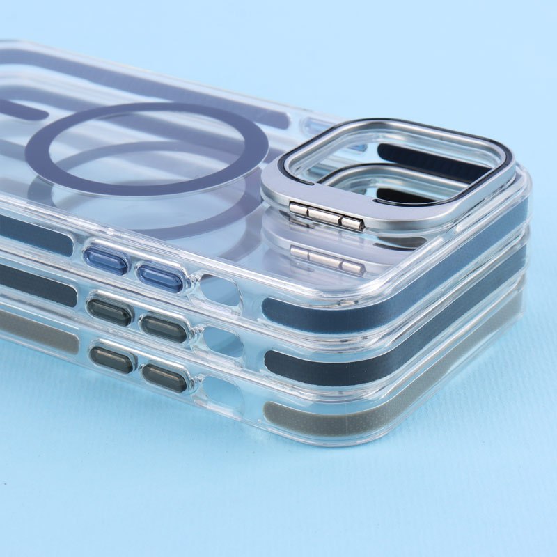 قاب PC Protection Case شفاف مگ سیف استندشو آیفون iPhone 14 Pro Max