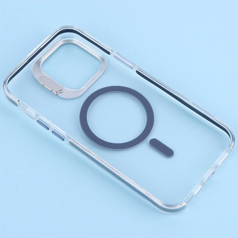 قاب PC Protection Case شفاف مگ سیف استندشو آیفون iPhone 14 Pro Max