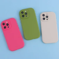 قاب سیلیکونی محافظ لنزدار Phone Case آیفون iPhone 15 Pro Max