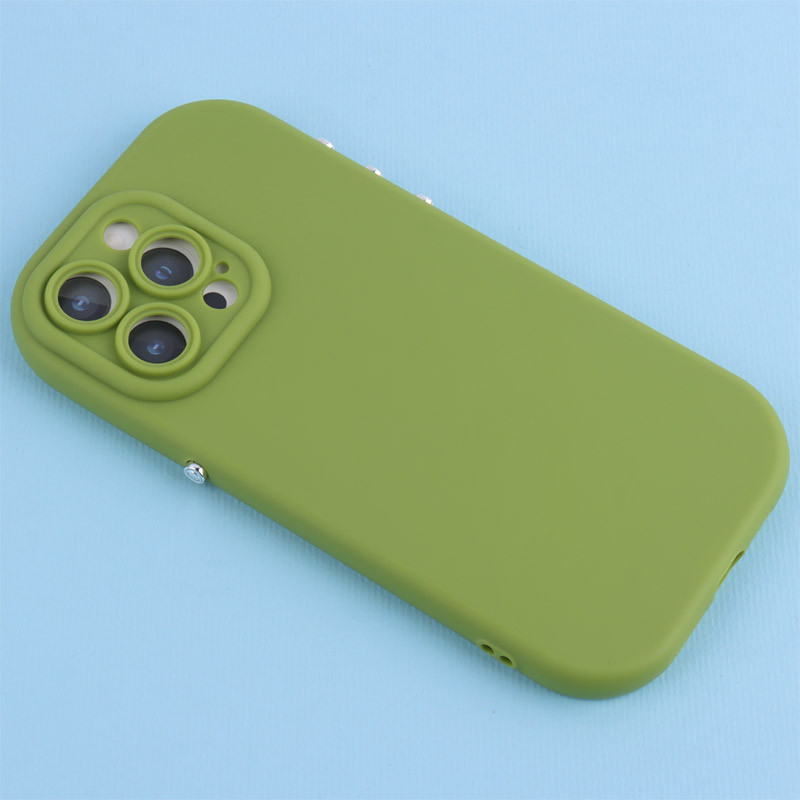 قاب سیلیکونی محافظ لنزدار Phone Case آیفون iPhone 15 Pro Max