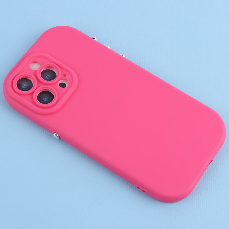 قاب سیلیکونی محافظ لنزدار Phone Case آیفون iPhone 15 Pro Max