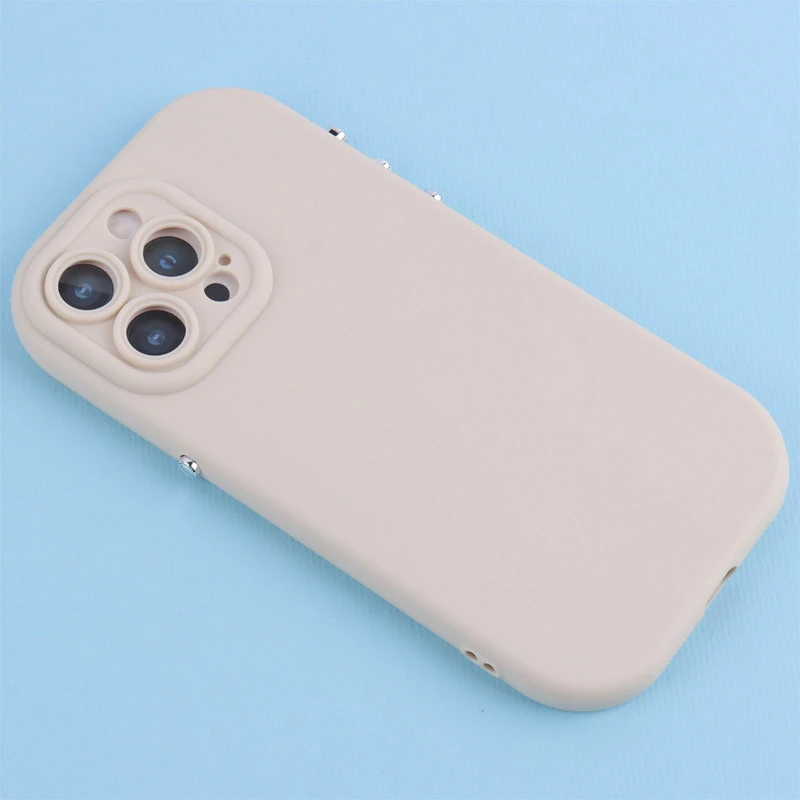 قاب سیلیکونی محافظ لنزدار Phone Case آیفون iPhone 15 Pro Max