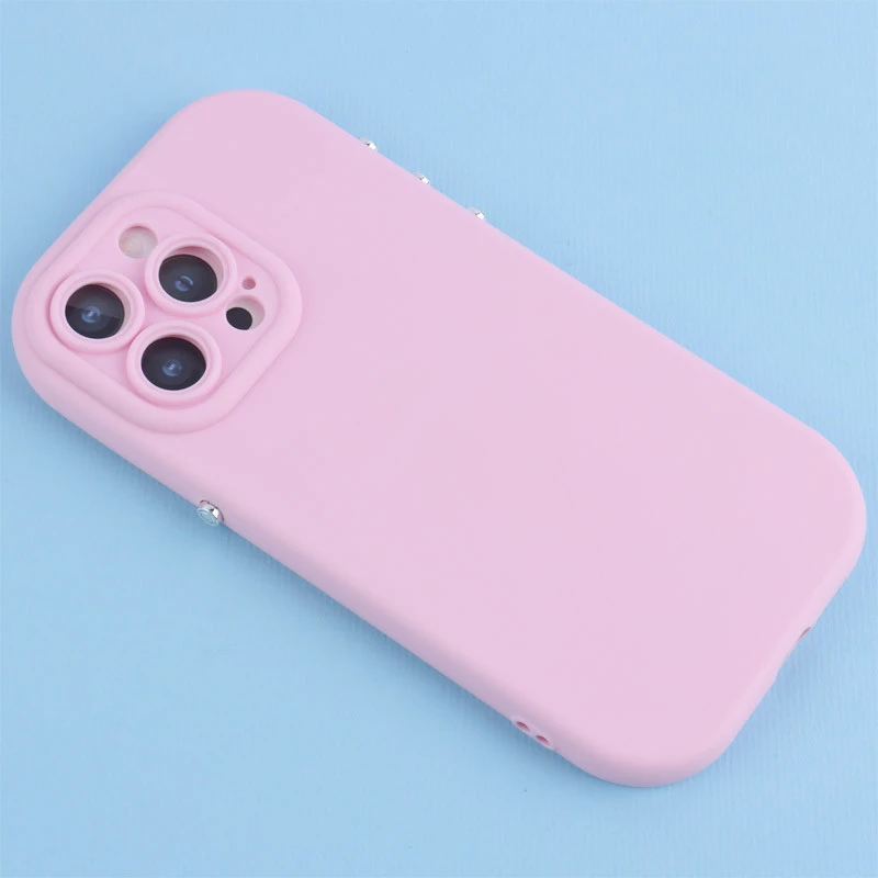 قاب سیلیکونی محافظ لنزدار Phone Case آیفون iPhone 15 Pro Max