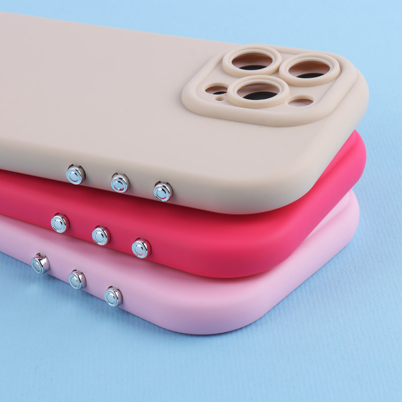 قاب سیلیکونی محافظ لنزدار Phone Case آیفون iPhone 15 Pro Max