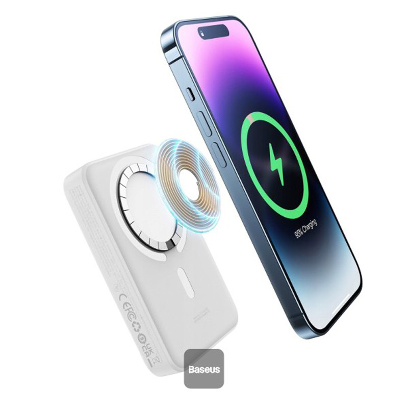 پاور بانک بی سیم فست شارژ 10000 باسئوس Baseus Magnetic Mini PPCX11020 PD 30W