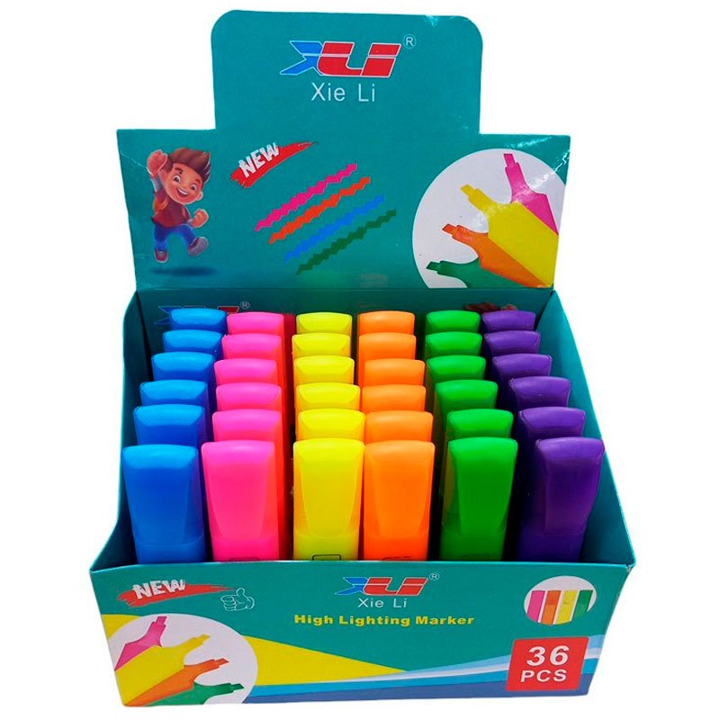 ماژیک هایلایت Xie Li بسته 36 عددی