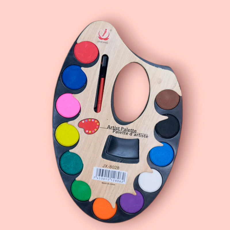 آبرنگ 12 رنگ JinXiang JX-8028